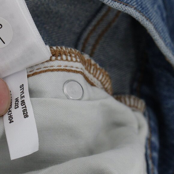 NWT J Crew jeans womens 35 42x29 Mid Rise 90's Classic Straight Fit blue stretch - Picture 13 of 13